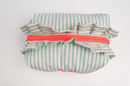 Neceser Rayas Volantes Mdm 11005 Turquesa