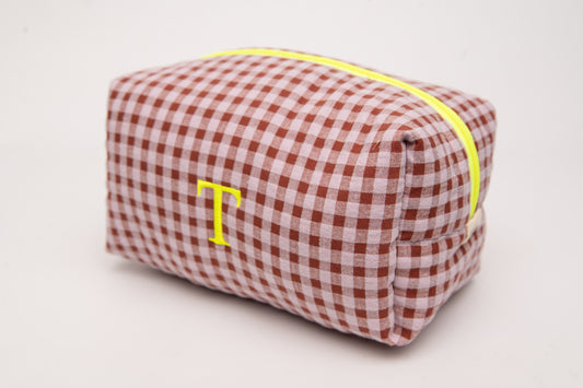 Neceser Vichy Seersucker Mdm 8716 Argile