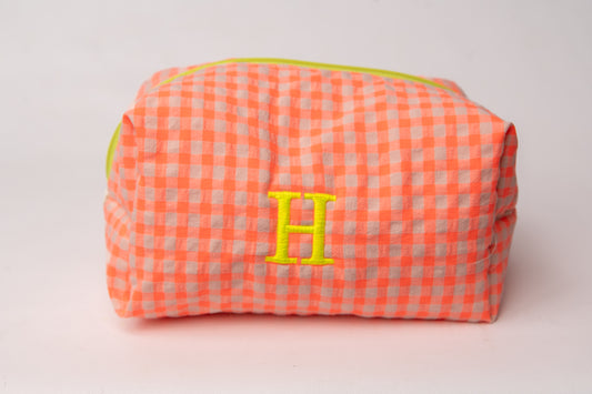 Neceser Vichy Seersucker Mdm 2721 Orange Fluor