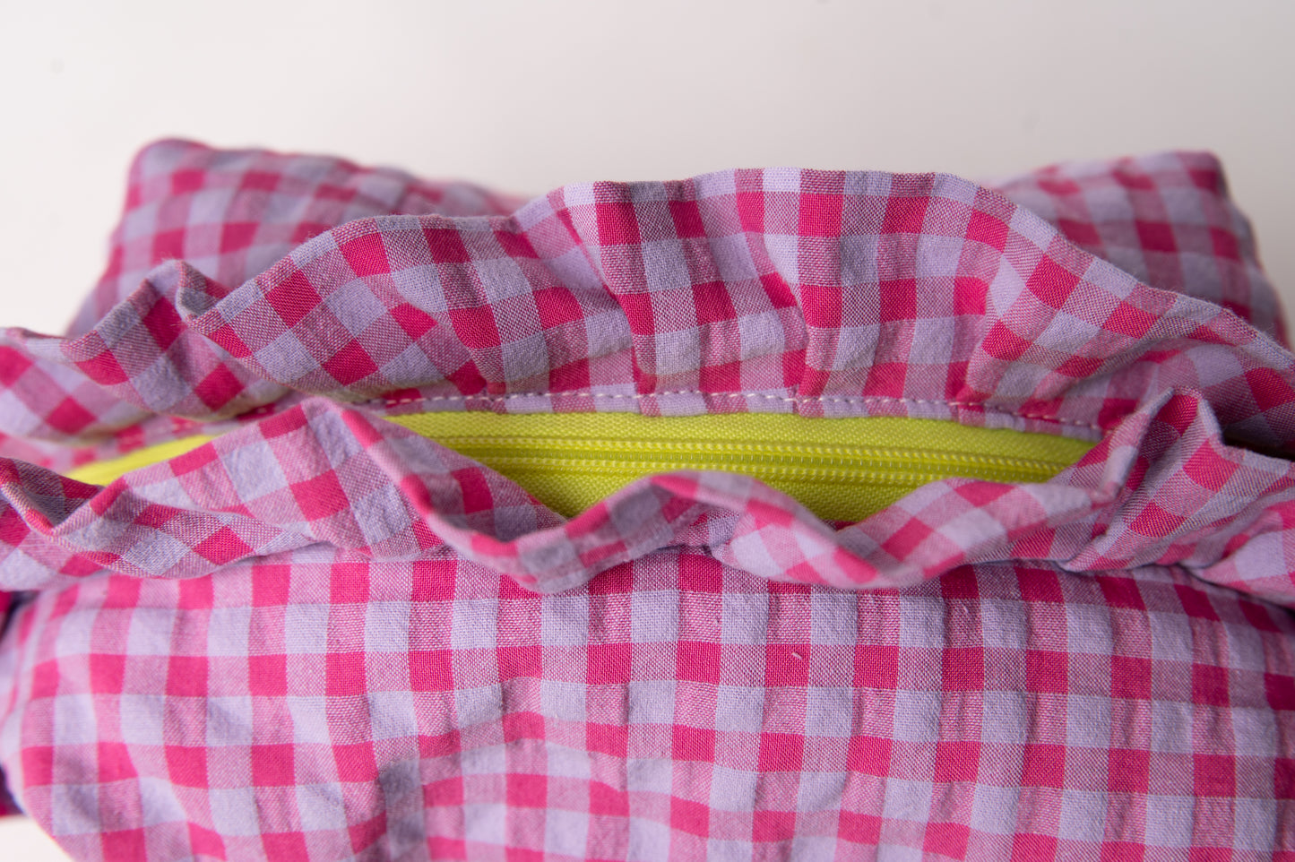 Neceser Vichy Seersucker Volantes Mdm 2730 Lavander