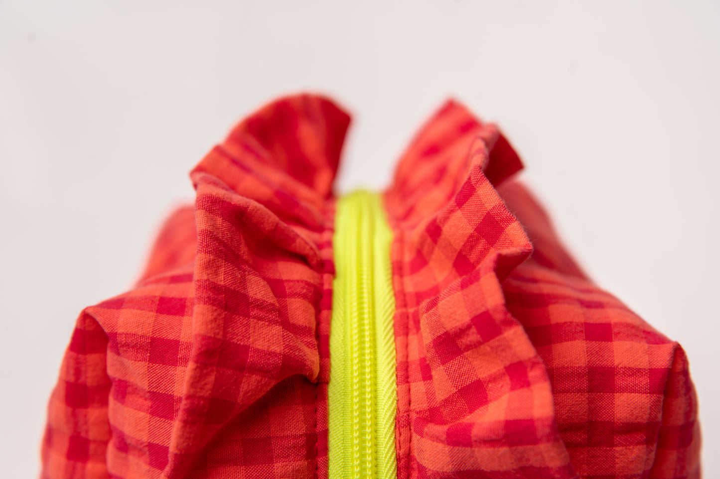 Neceser Vichy Seersucker Volantes Mdm 2738 Safran