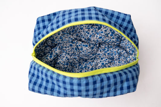 Neceser Vichy Seersucker 2518 Royal Blue