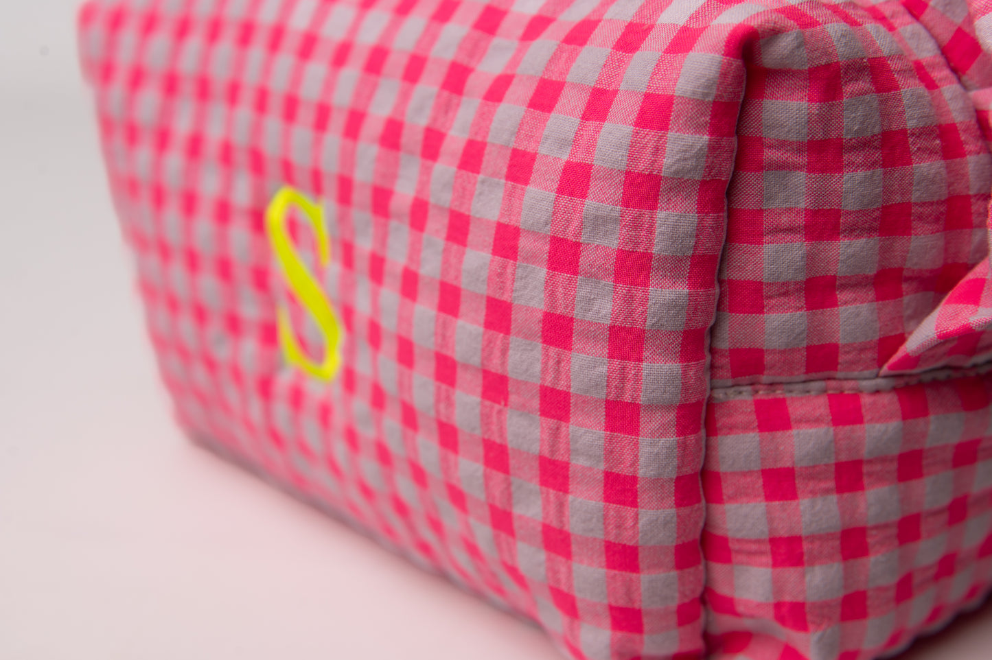 Neceser Vichy Seersucker Volantes Mdm 2722 Fluor Pink