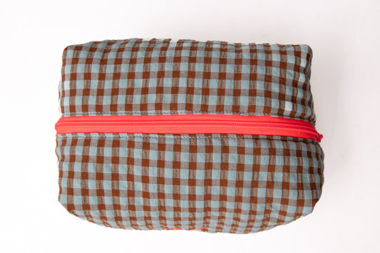 Neceser Vichy Seersucker Mdm 2733 Eggshell Blue