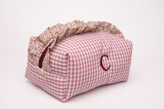 Neceser Vichy Volante Estampado MDM 12001 Rosa