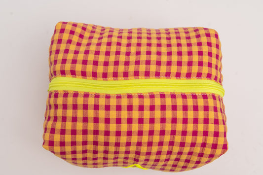 Neceser Vichy Seersucker Mdm 2737 Gingembre