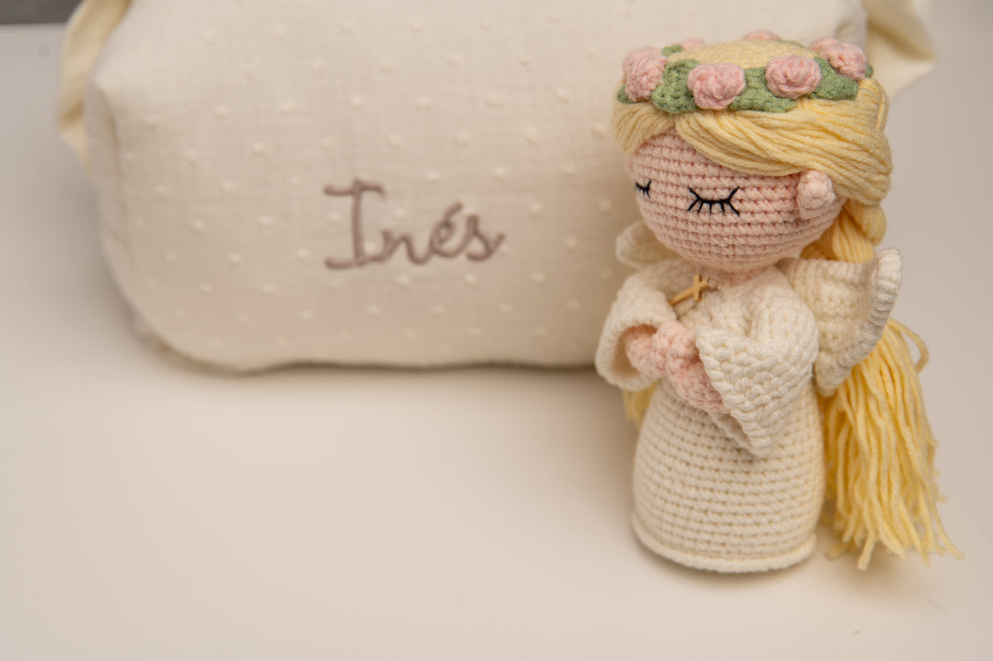 Pack Especial Comunión: Neceser Personalizado + Muñeca de Comunión