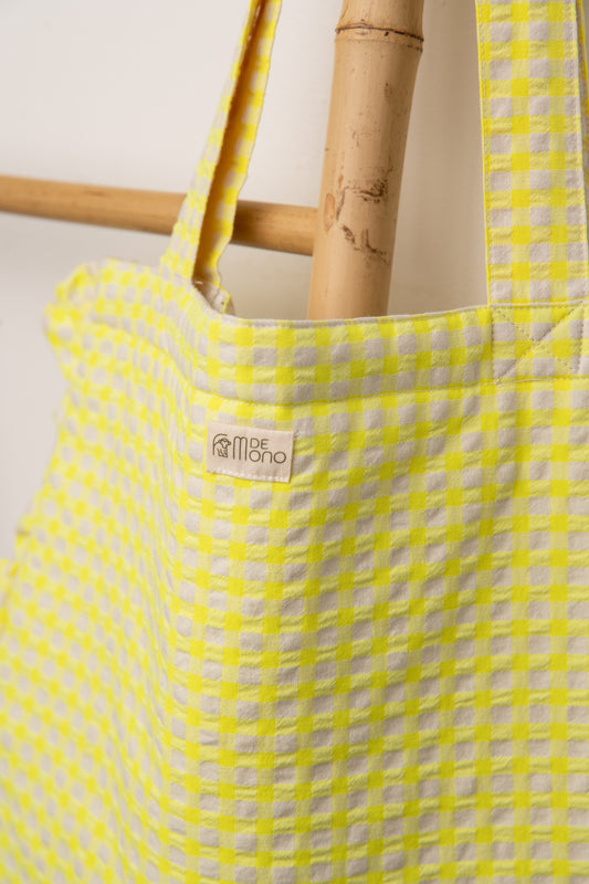 Bolsa Vichy Vichy Volante Mdm 2720 Fluor Yellow