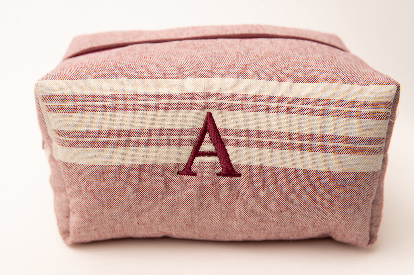 Neceser Rayas Anchas Mdm 11009 Granate