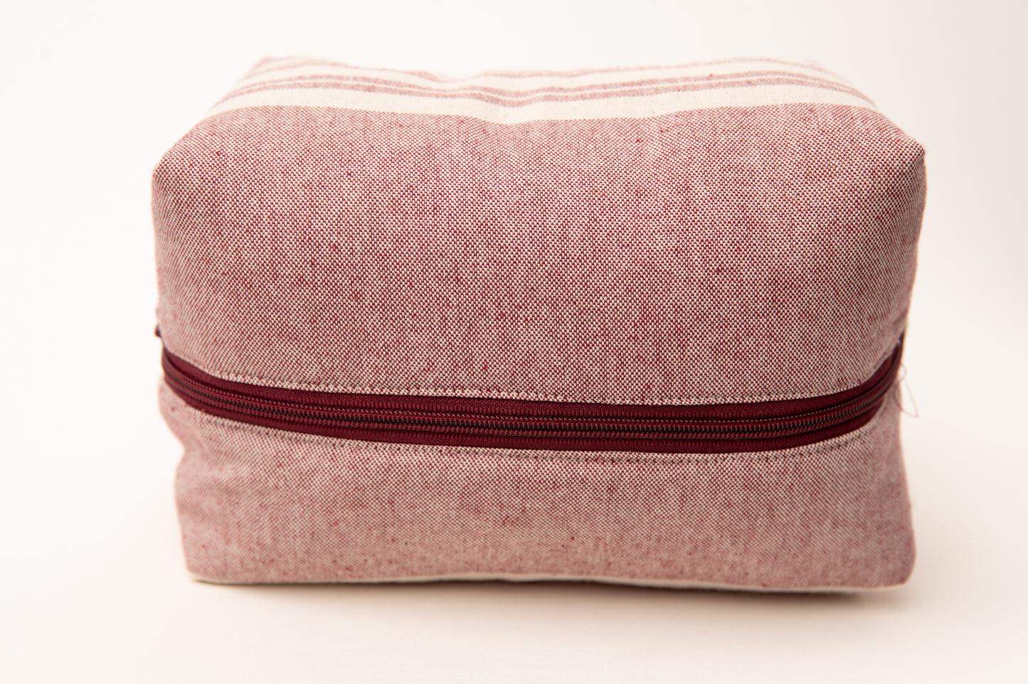 Neceser Rayas Anchas Mdm 11009 Granate