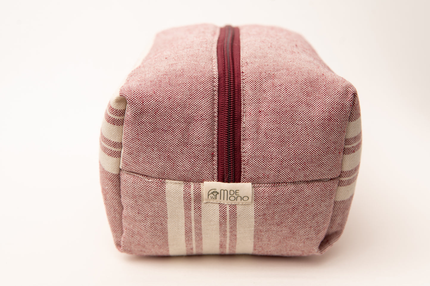 Neceser Rayas Anchas Mdm 11009 Granate