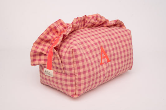 Neceser Vichy Seersucker Volantes Mdm 2517 Orchid