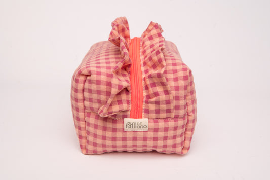 Neceser Vichy Seersucker Volantes Mdm 2517 Orchid