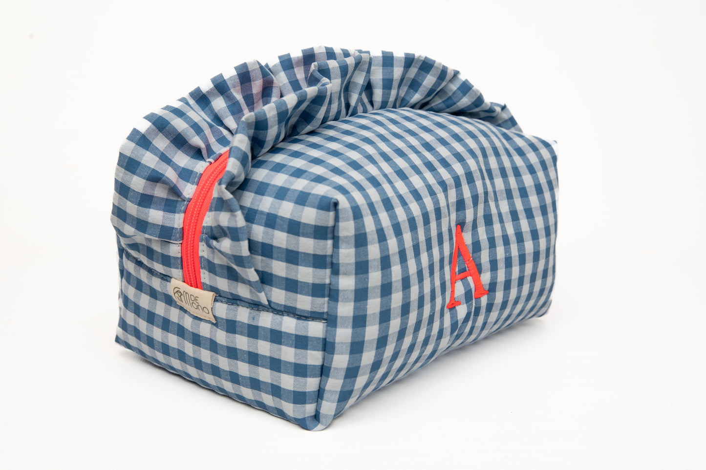 Neceser Vichy Seersucker Volantes Mdm 2734 Bluebell