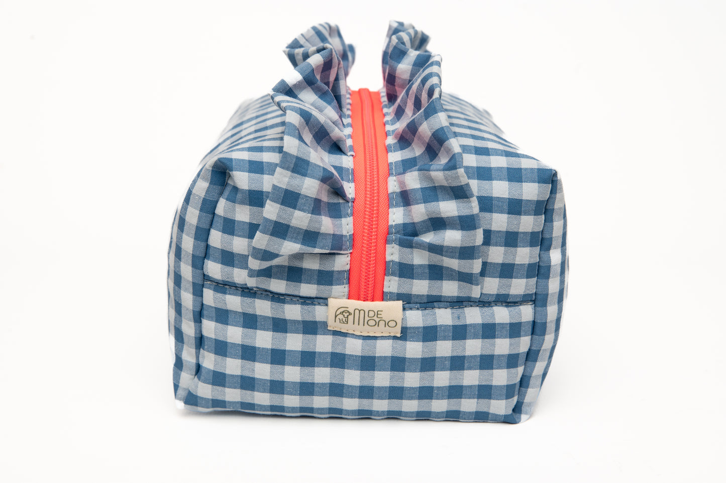 Neceser Vichy Seersucker Volantes Mdm 2734 Bluebell