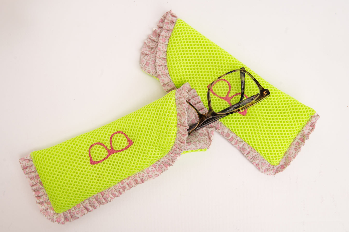 Funda de Gafas 3D Amarillo Neón