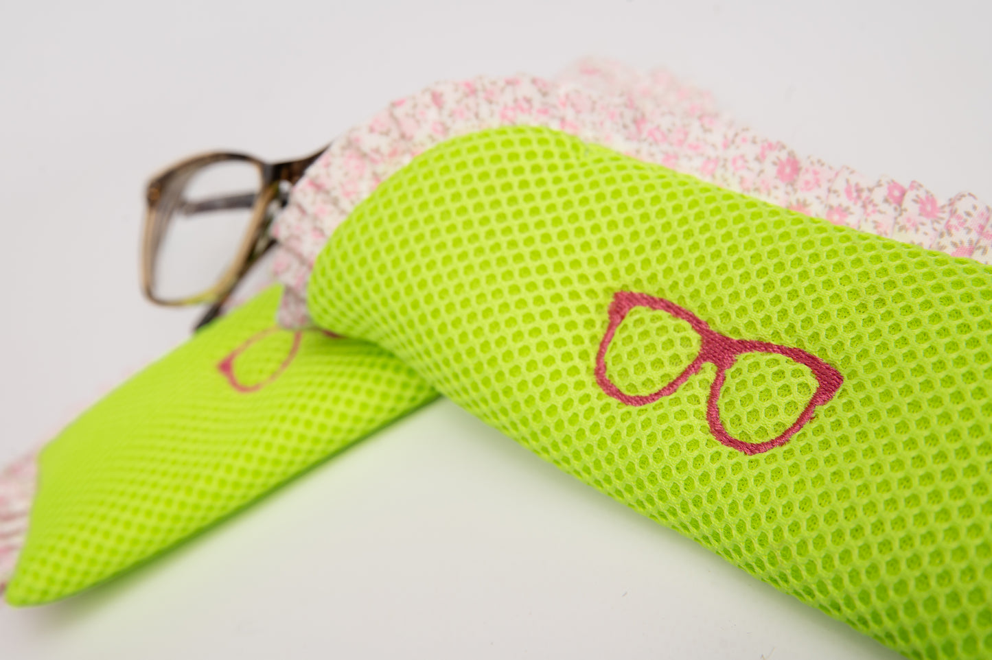 Funda de Gafas 3D Amarillo Neón