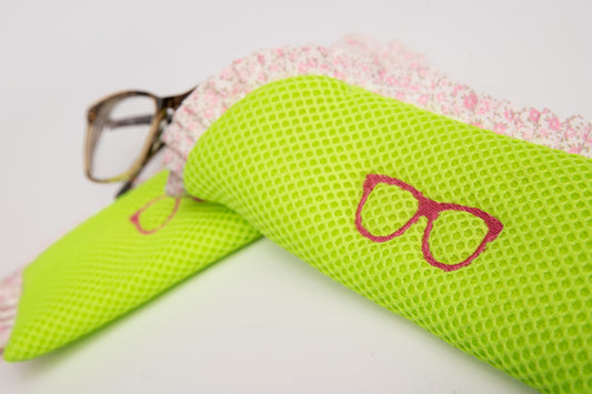 Funda de Gafas 3D Amarillo Neón