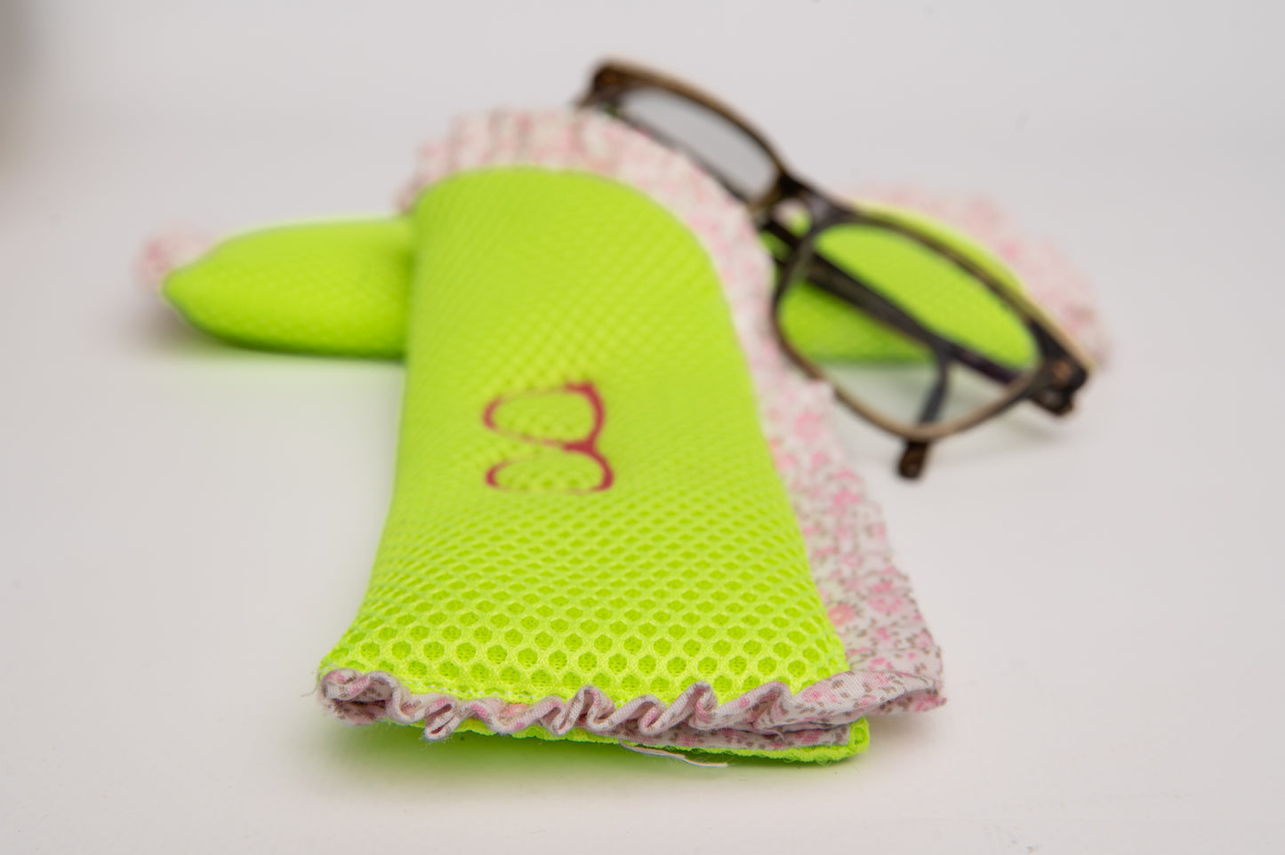 Funda de Gafas 3D Amarillo Neón