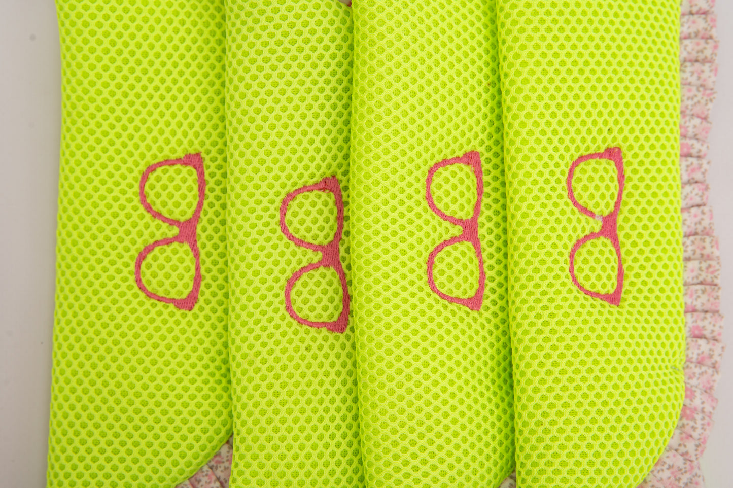 Funda de Gafas 3D Amarillo Neón