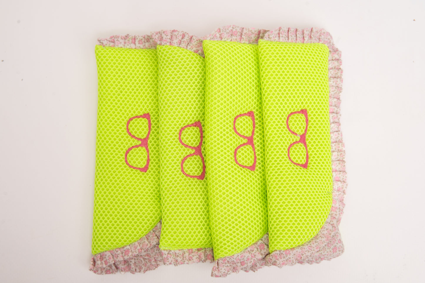 Funda de Gafas 3D Amarillo Neón