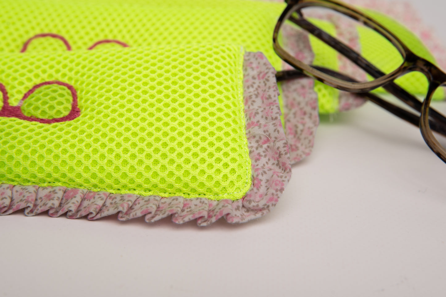 Funda de Gafas 3D Amarillo Neón