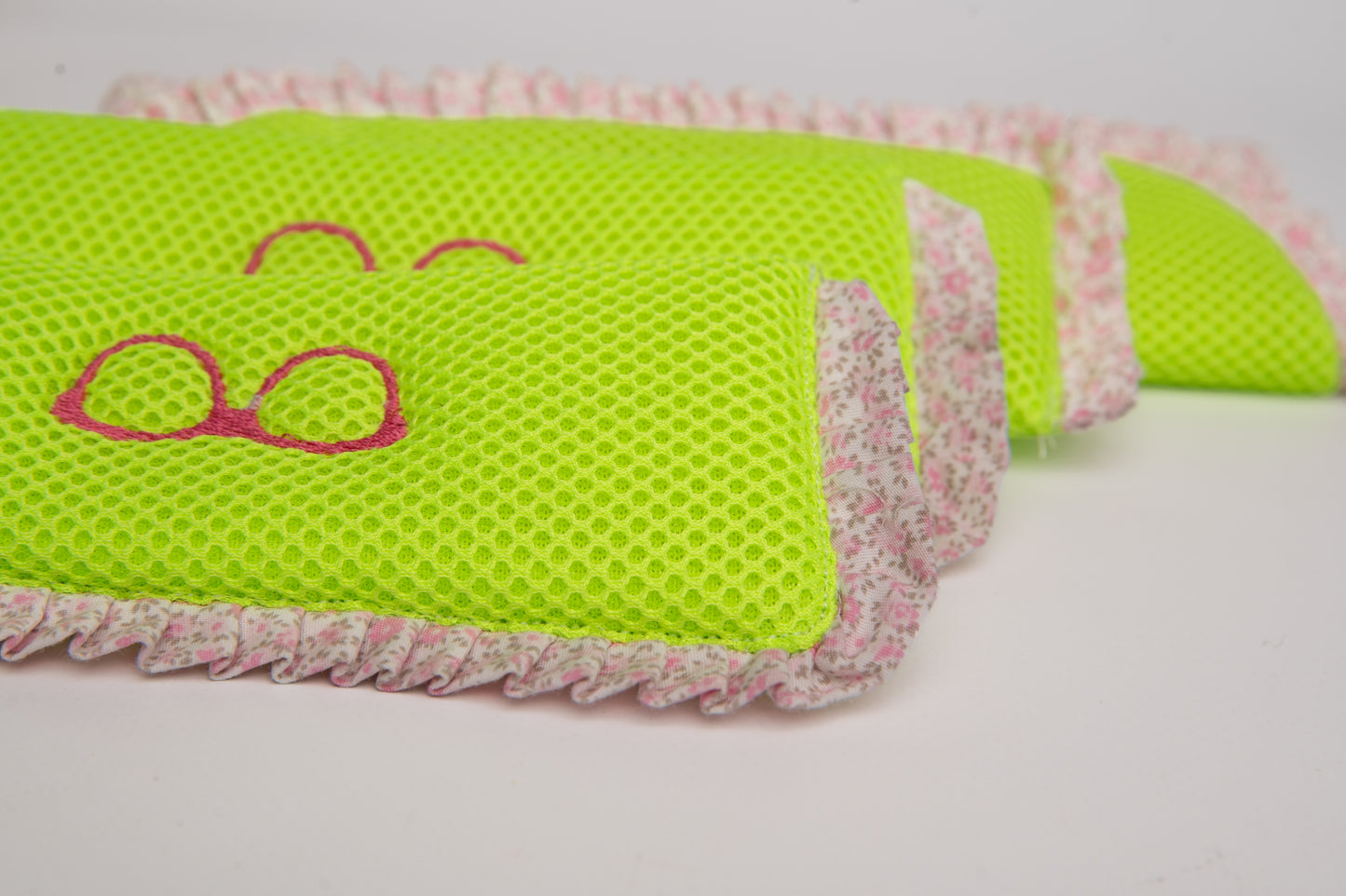 Funda de Gafas 3D Amarillo Neón