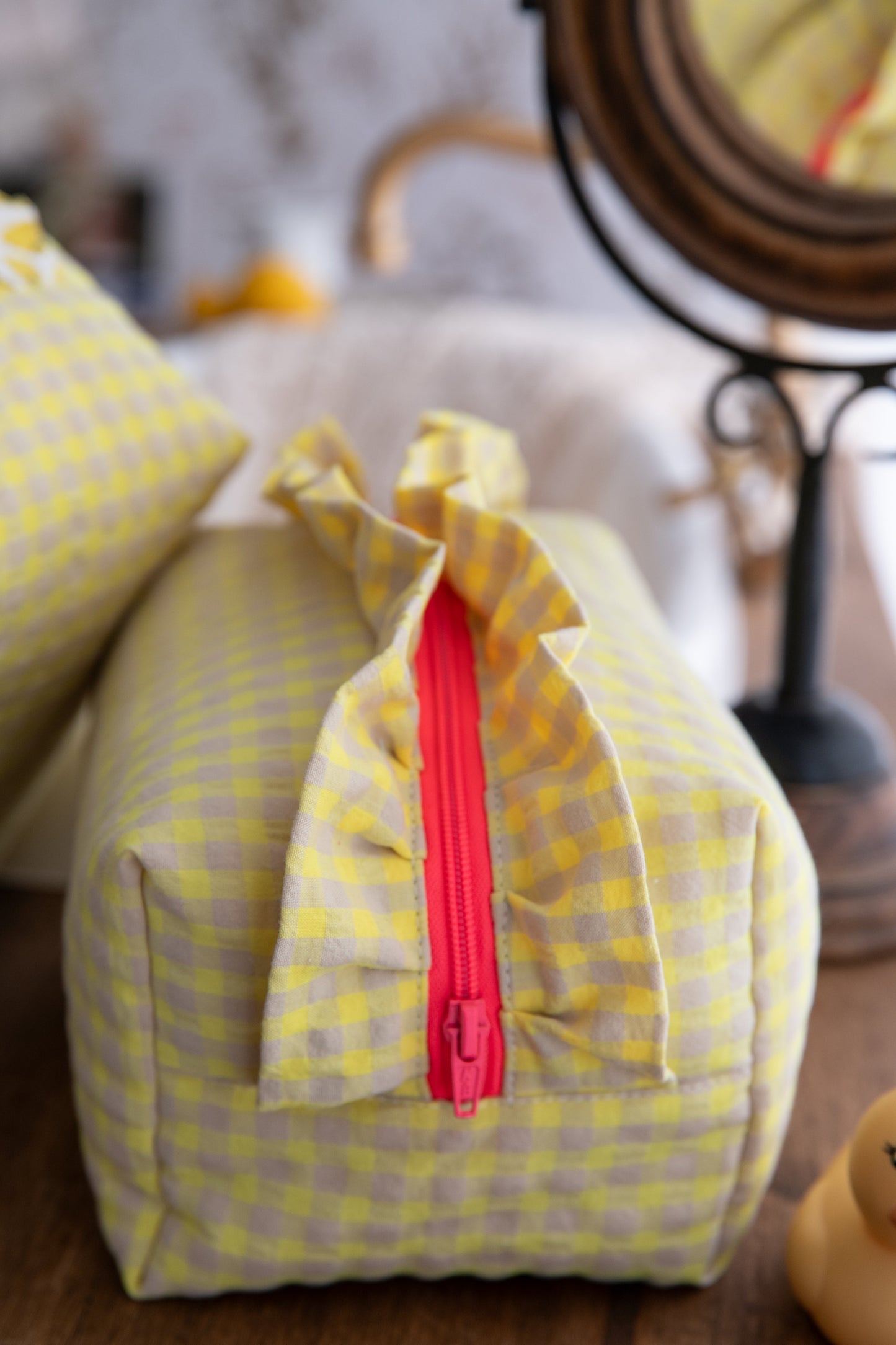 Neceser Vichy Seersucker Volantes Mdm 2720 Fluor yellow