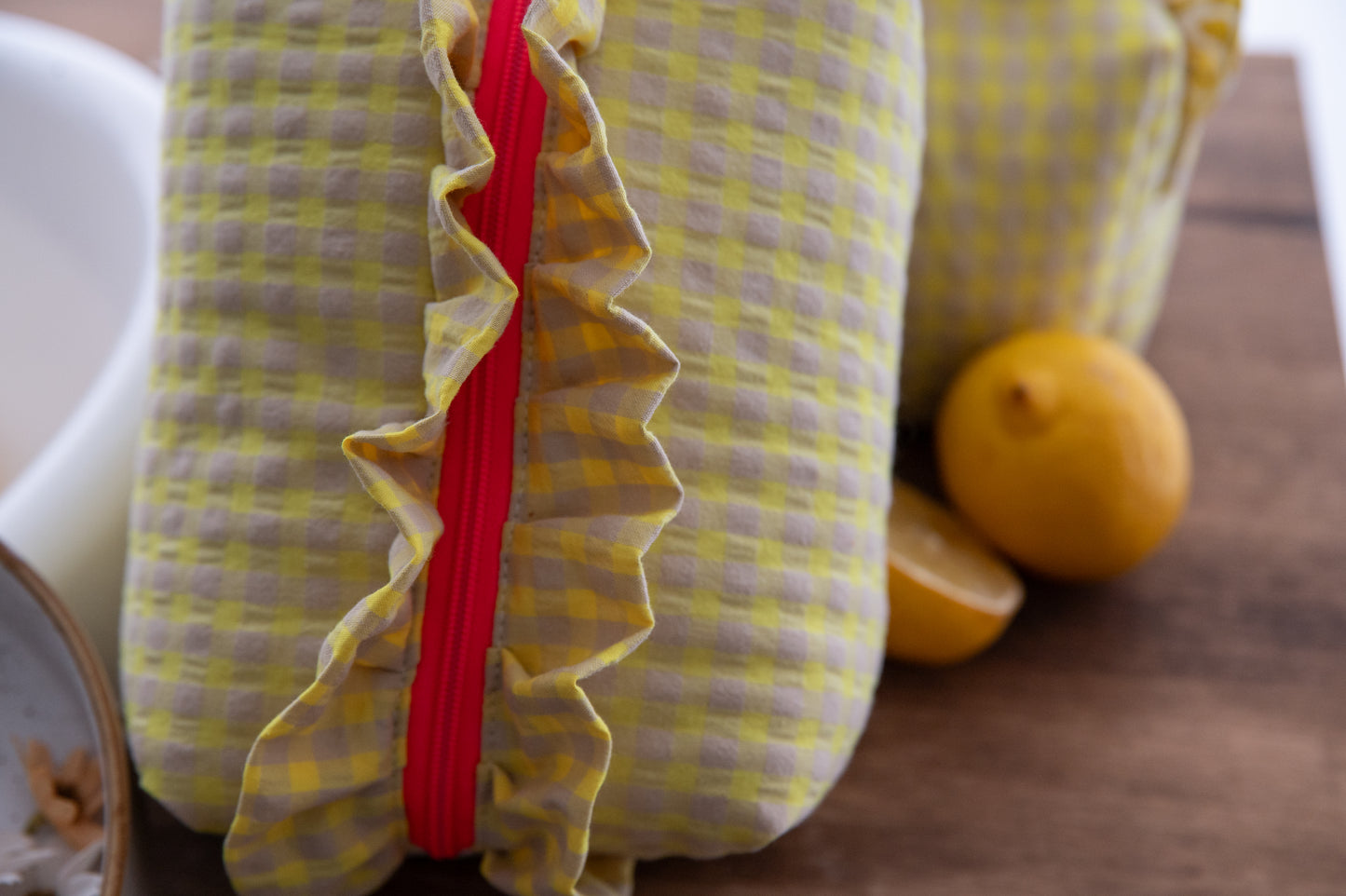 Neceser Vichy Seersucker Volantes Mdm 2720 Fluor yellow