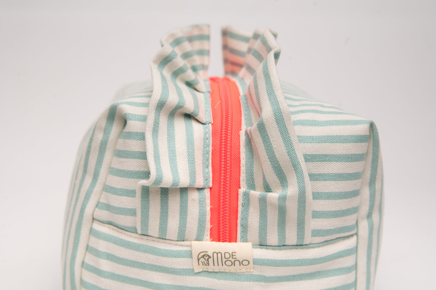 Neceser Rayas Volantes Mdm 11005 Turquesa