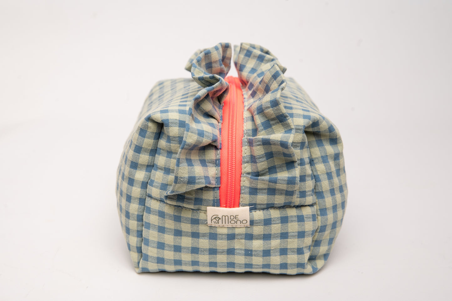 Neceser Vichy Seersucker Volantes Mdm 2512 Blue