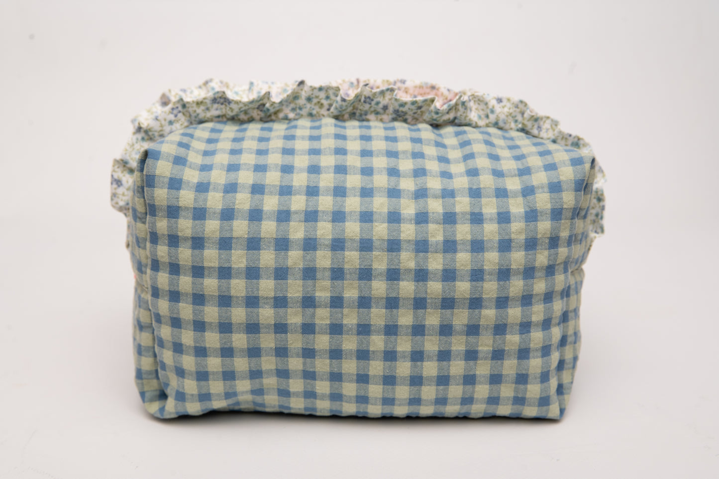 Neceser Vichy Seersucker Volantes Estampados Mdm 2512 Blue