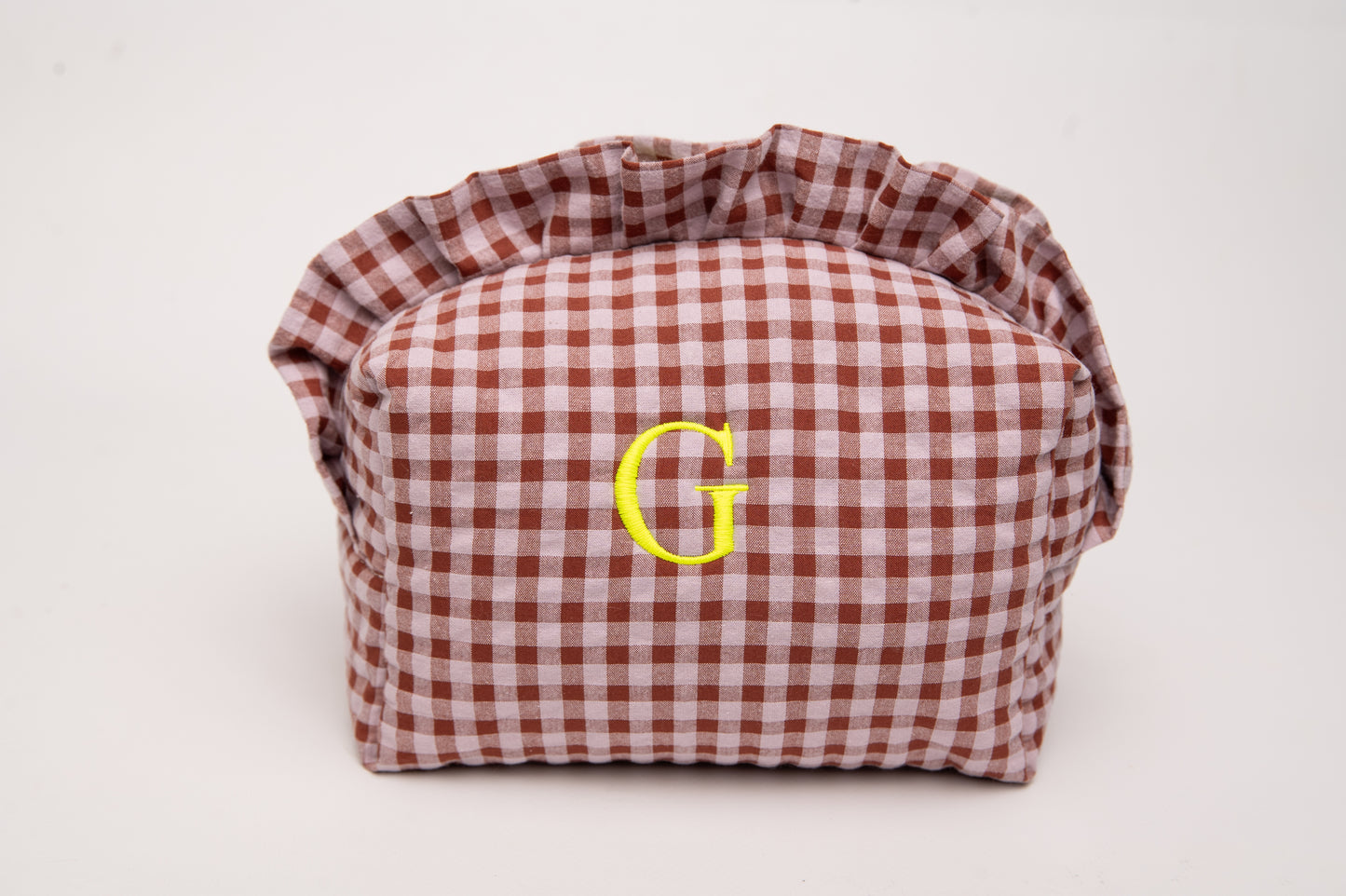 Neceser Vichy Seersucker Volantes Mdm 8716 Argile