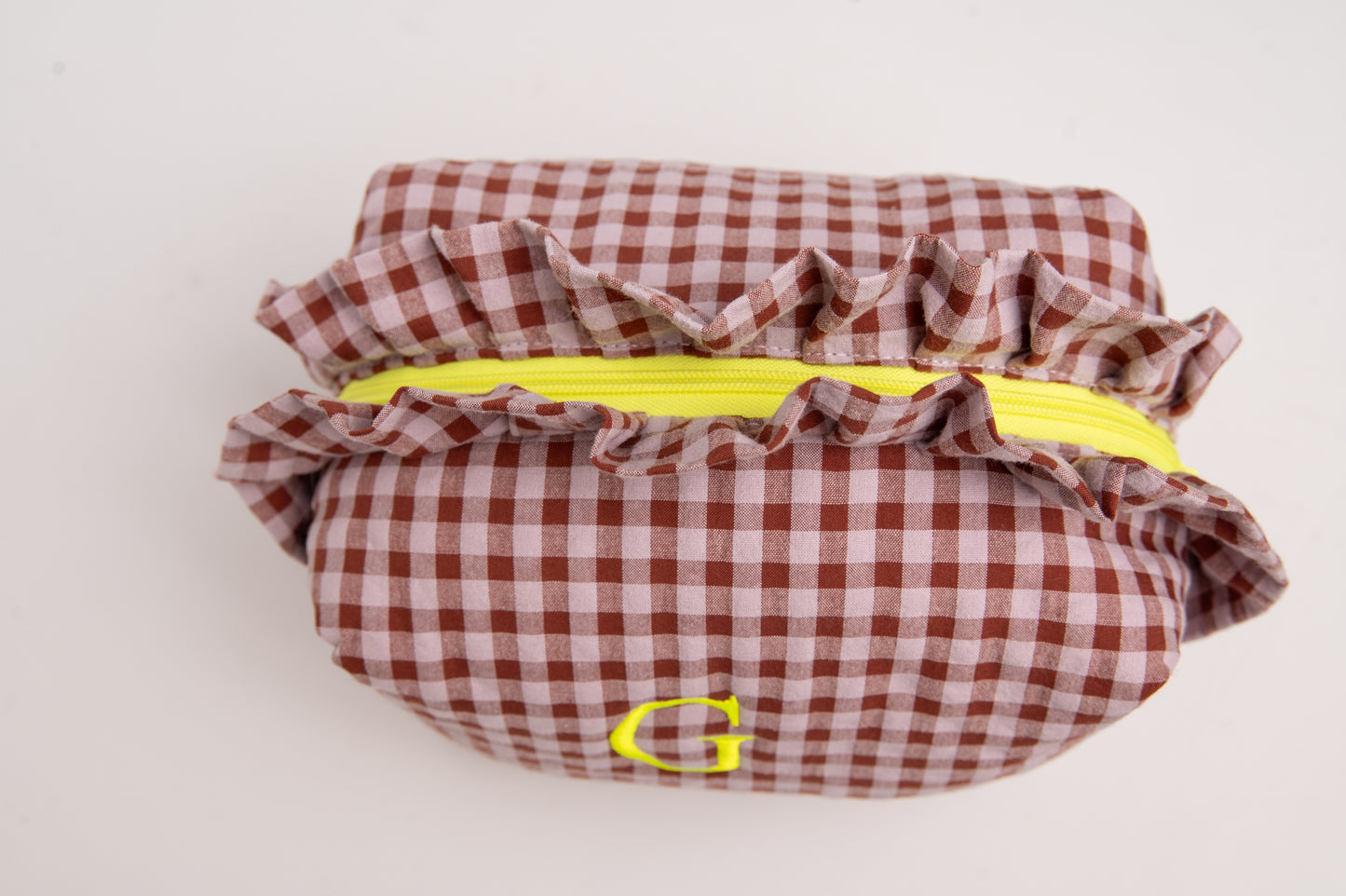 Neceser Vichy Seersucker Volantes Mdm 8716 Argile