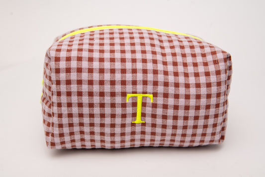 Neceser Vichy Seersucker Mdm 8716 Argile