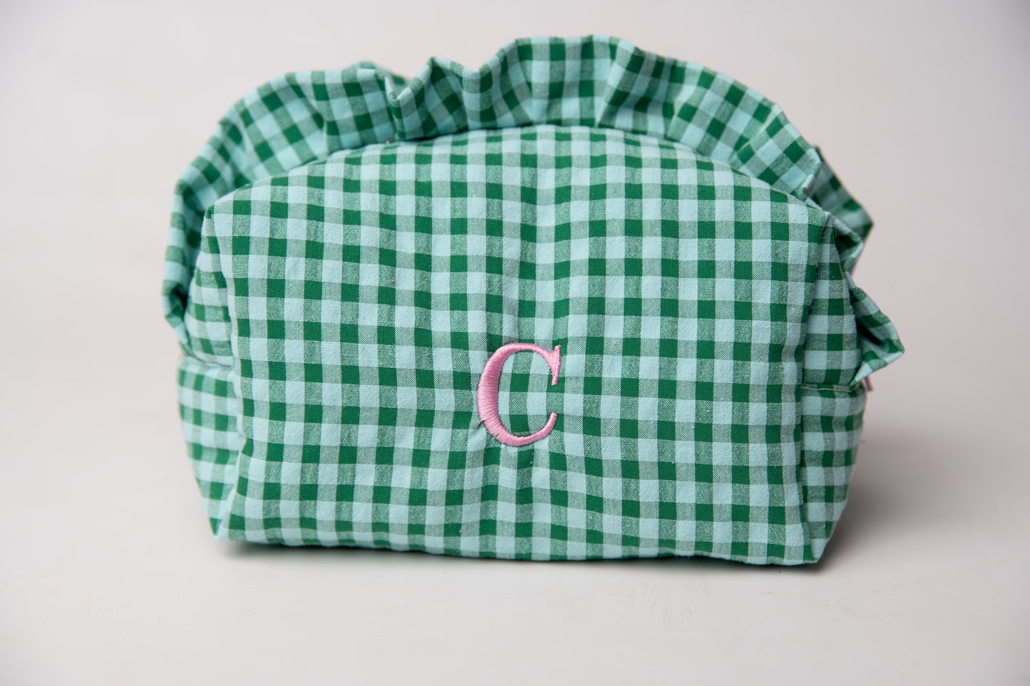 Neceser Vichy Seersucker Volantes Mdm 2736 Jungle Green