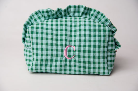 Neceser Vichy Seersucker Volantes Mdm 2736 Jungle Green