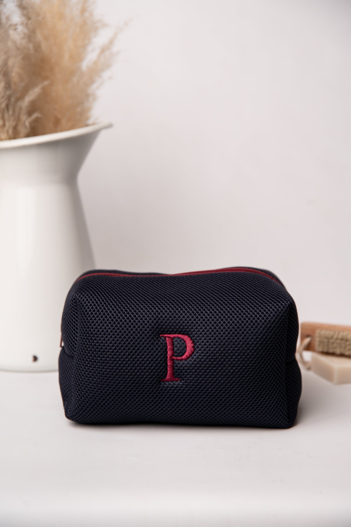 Neceser 3D Azul Marino y Granate