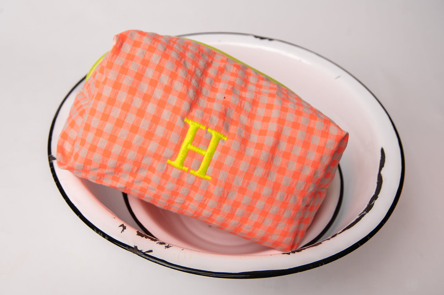 Neceser Vichy Seersucker Mdm 2721 Orange Fluor