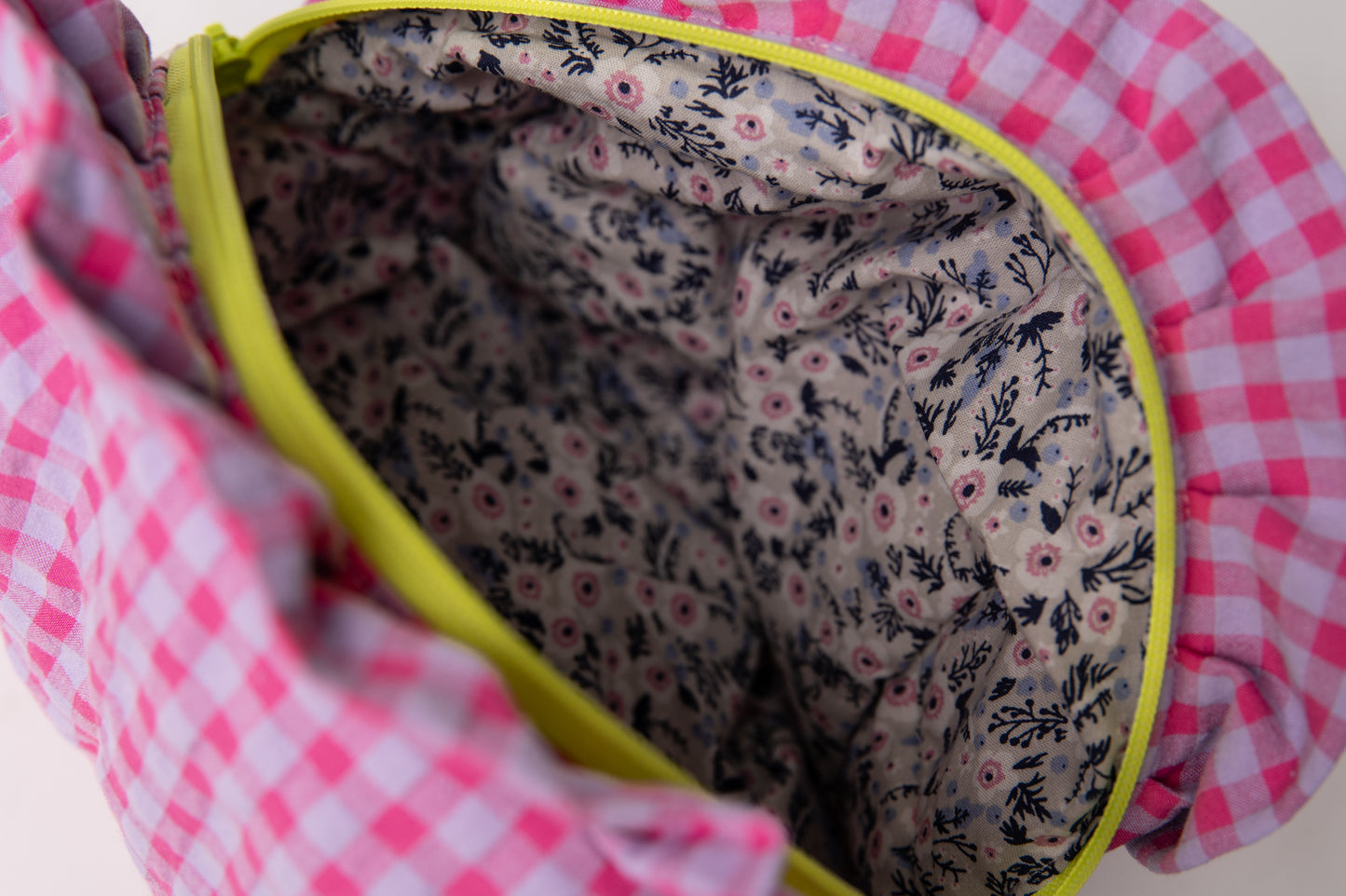 Neceser Vichy Seersucker Volantes Mdm 2730 Lavander