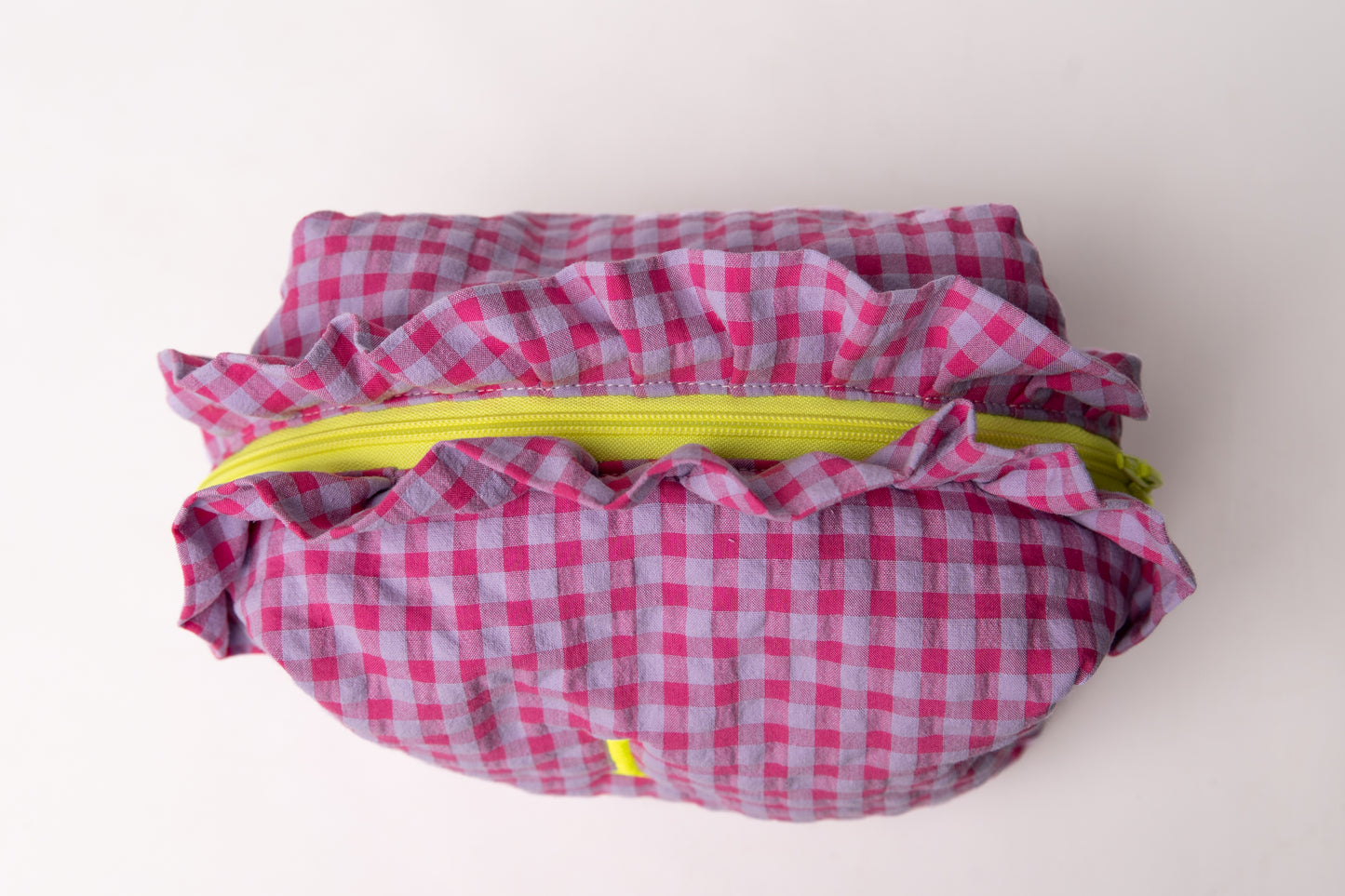 Neceser Vichy Seersucker Volantes Mdm 2730 Lavander