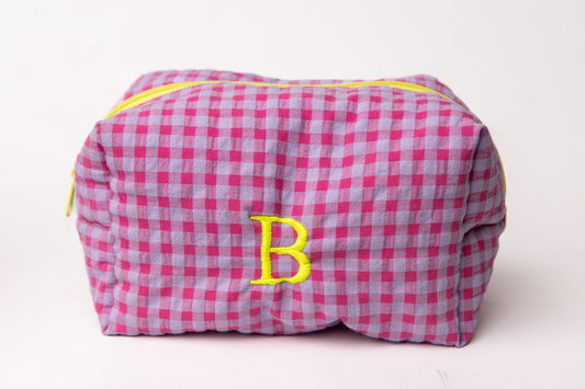 Neceser Vichy Seersucker Mdm 2730 Lavander