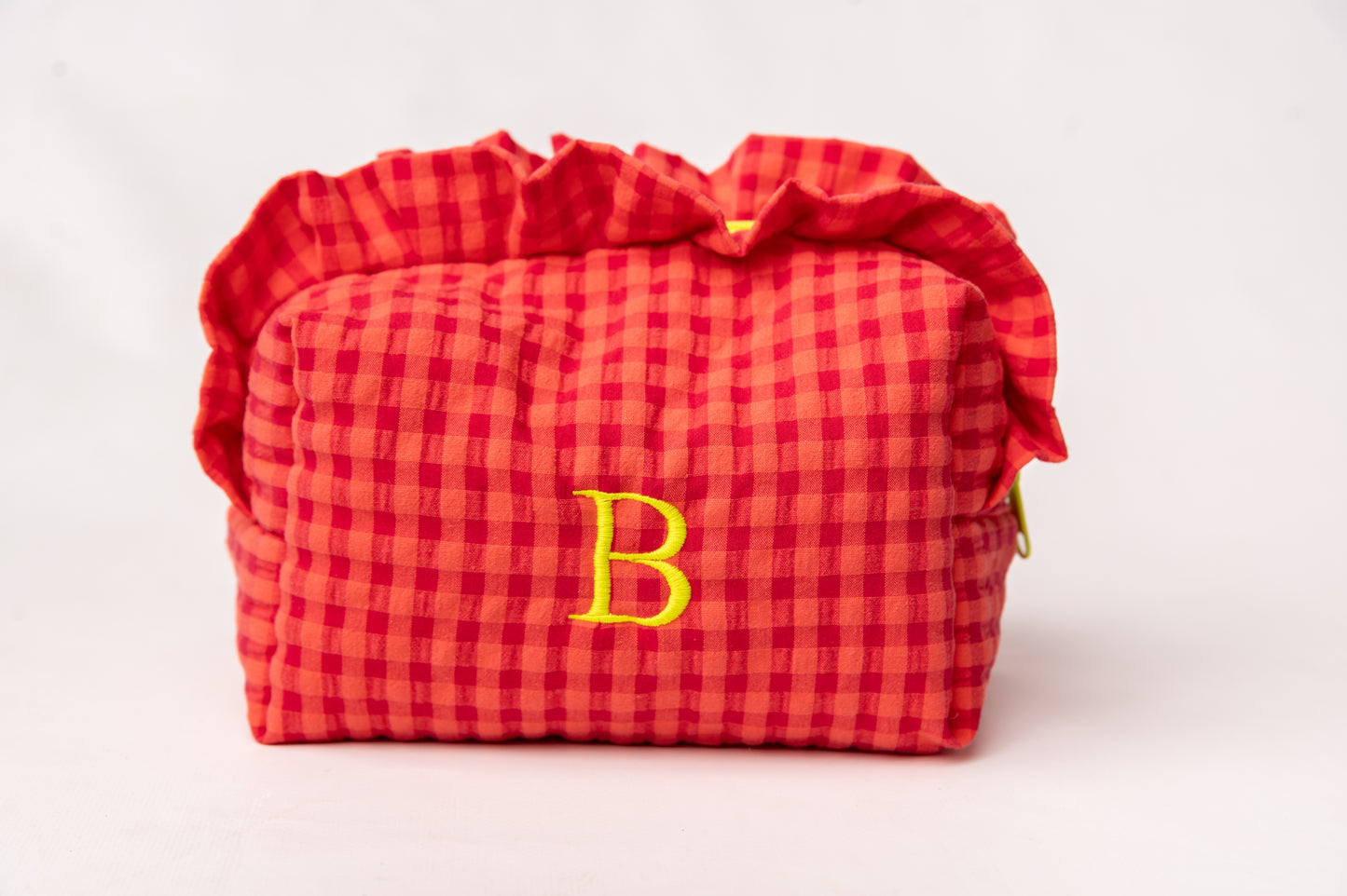 Neceser Vichy Seersucker Volantes Mdm 2738 Safran