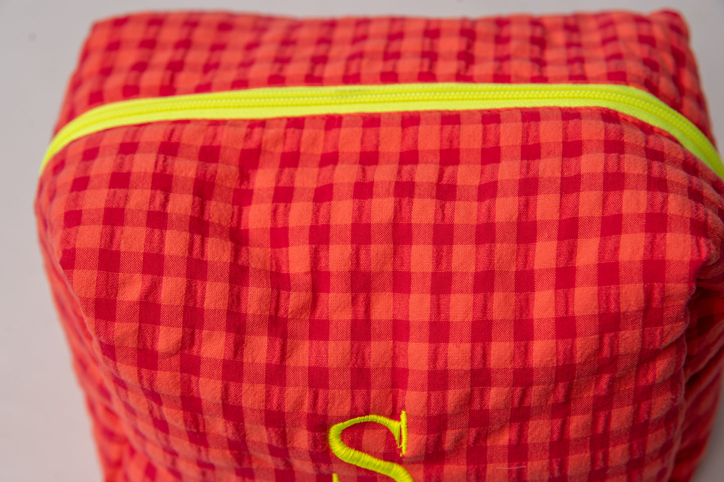 Neceser Vichy Seersucker Mdm 2738 Safran