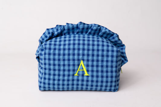 Neceser Vichy Seersucker Volantes Mdm 2518 Royal Blue