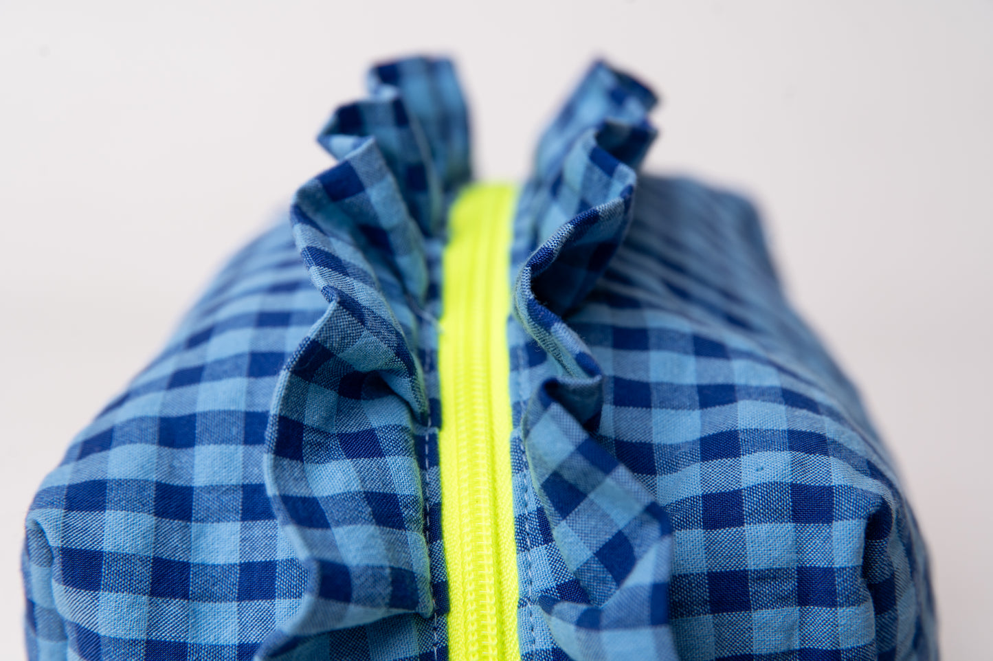 Neceser Vichy Seersucker Volantes Mdm 2518 Royal Blue