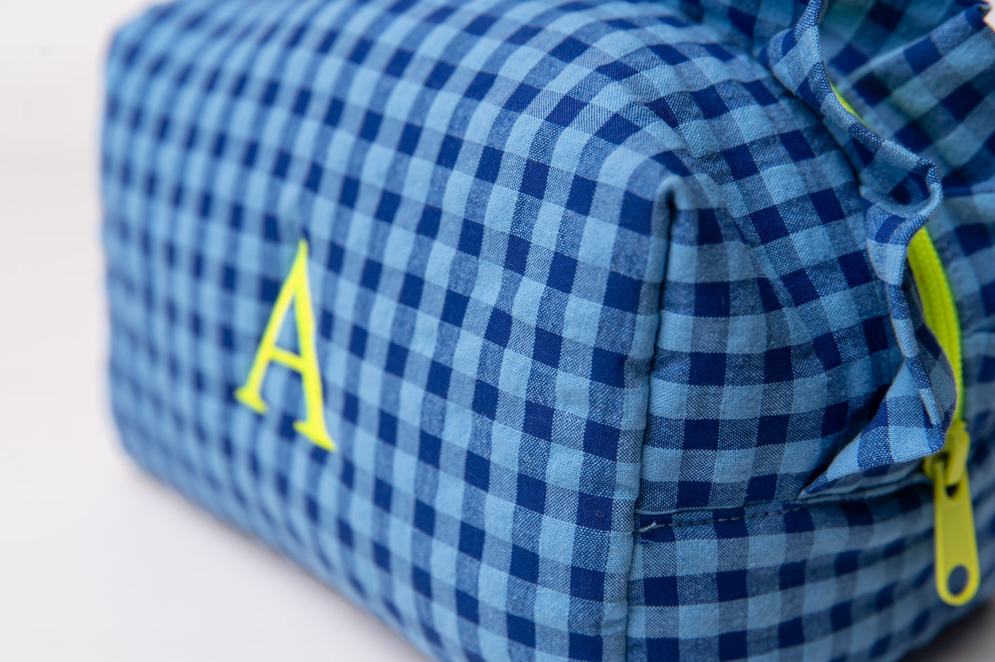 Neceser Vichy Seersucker Volantes Mdm 2518 Royal Blue