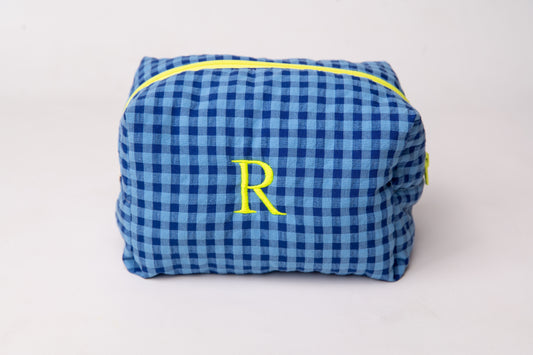 Neceser Vichy Seersucker 2518 Royal Blue