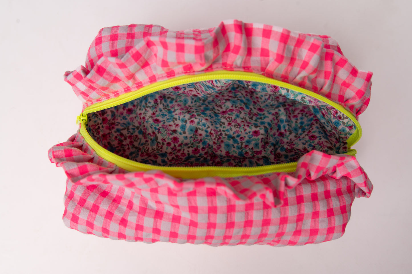 Neceser Vichy Seersucker Volantes Mdm 2722 Fluor Pink