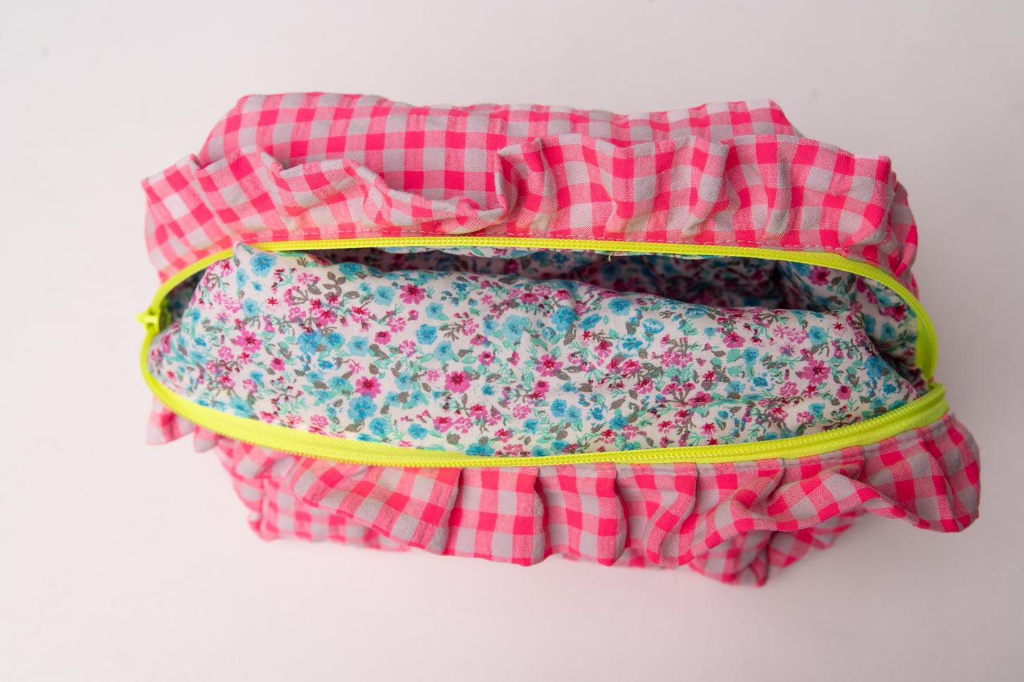 Neceser Vichy Seersucker Volantes Mdm 2722 Fluor Pink